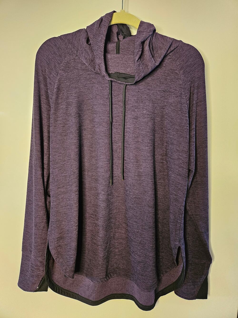 Super Nice Performance Shirt by Serene tangerine Purple XL thumb holes hooded
